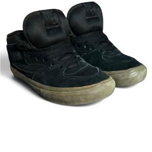 Black High-Top Kids Sneakers